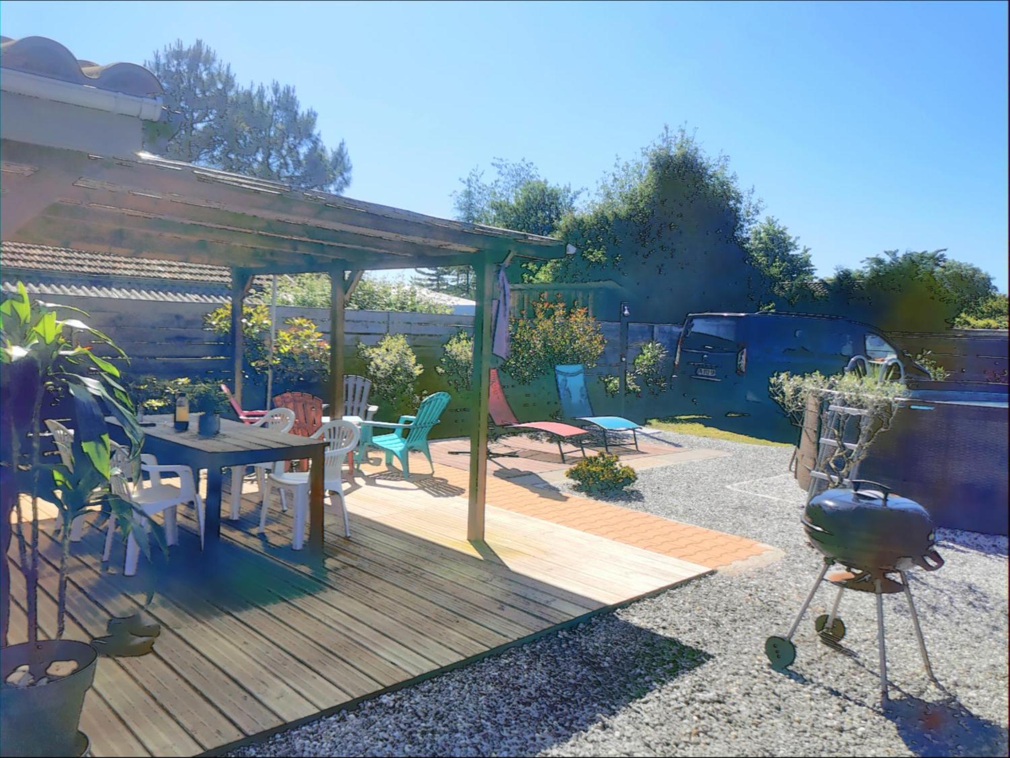 Maison Piscine Privee 4A5 Pers9 & 11 Kms Des Plages Oceanes Et Du Lac Linxe Eksteriør billede